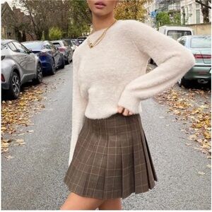 Aritzia Sunday Best Kitten Sweater In Frosted Rose Pink